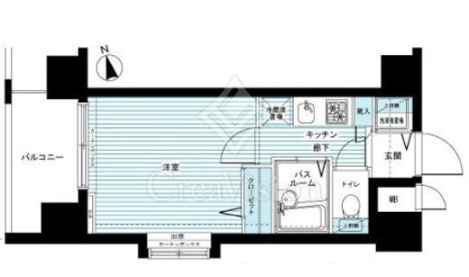 トーシンフェニックス芝アストラーレ 5階 間取り図