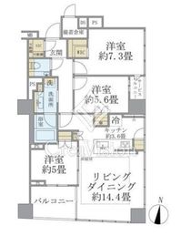 Ｂｒｉｌｌｉａ二番町 11階 間取り図