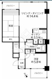 グリーンパーク横須賀中央 5階 間取り図