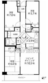 T’s garden横浜岸根公園 403 間取り図