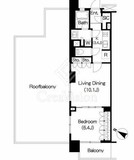 Ｂｒｉｌｌｉａ　ｉｓｔ　三軒茶屋　ブラッサムテラス 501 間取り図