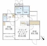 ＥＸＡＭ　ＡＫＡＳＡＫＡ 402 間取り図