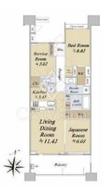 東京テラス 2階 間取り図