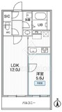 THE PALMS MUSE 新江古田 101 間取り図
