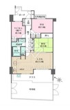 テラス氷川台 1階 間取り図