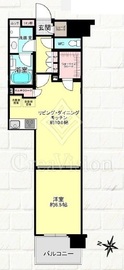 サンクレイドル横濱伊勢佐木 4階 間取り図
