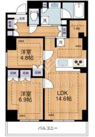Evergreen 606 間取り図