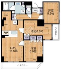 Evergreen 305 間取り図