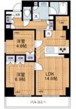 Evergreen 406 間取り図