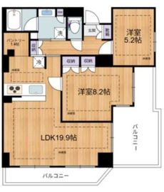 Evergreen 205 間取り図