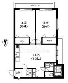 プレール恵比寿 2階 間取り図