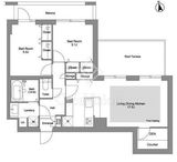 コンフォリア・リヴ文京千駄木 507 間取り図