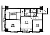 朝日西五反田マンション 10階 間取り図