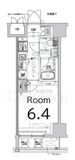クレストタップ新横浜 205 間取り図