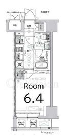 クレストタップ新横浜 205 間取り図