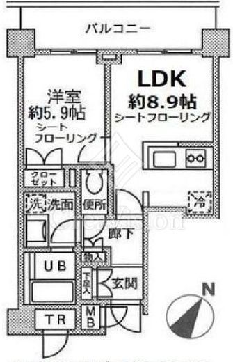 ファインステージ新横浜 3階 間取り図
