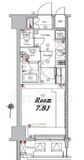 メイクスデザイン早稲田 4階 間取り図