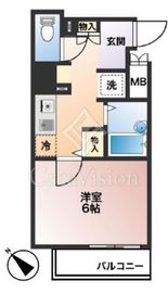 ジュエル京橋 8階 間取り図