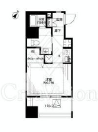 ベルファース水天宮前 306 間取り図