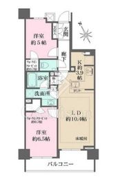 ザ・パークハウス横浜伊勢町 4階 間取り図