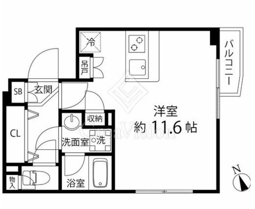 プレール・ドゥーク成増 3階 間取り図