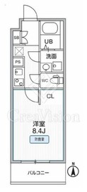 THE PALMS MUSE 新江古田 102 間取り図