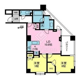ピアース神楽坂 1階 間取り図
