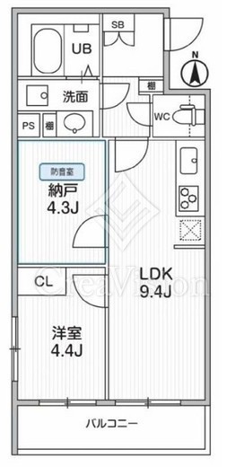 THE PALMS MUSE 新江古田 105 間取り図