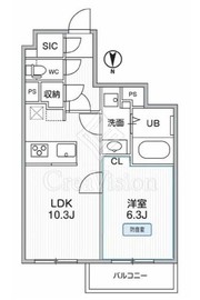 THE PALMS MUSE 新江古田 106 間取り図