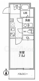 THE PALMS MUSE 新江古田 203 間取り図