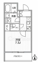 THE PALMS MUSE 新江古田 204 間取り図