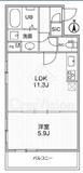 THE PALMS MUSE 新江古田 205 間取り図