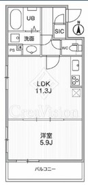 THE PALMS MUSE 新江古田 205 間取り図