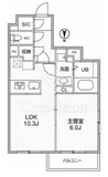 THE PALMS MUSE 新江古田 206 間取り図