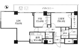 代官山アドレス ザ・タワー 29階 間取り図