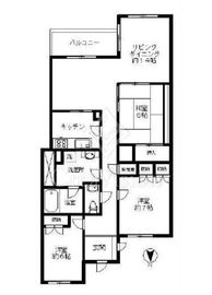 シティコート代々木 4階 間取り図