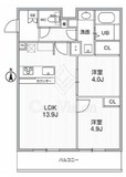 THE PALMS MUSE 新江古田 302 間取り図