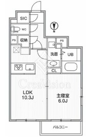 THE PALMS MUSE 新江古田 305 間取り図