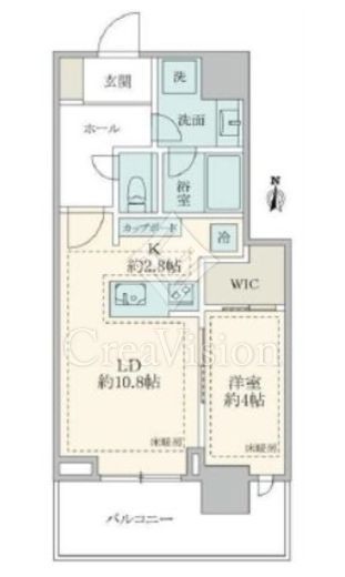 パークシティ中野　ザ　タワー　エアーズ 7階 間取り図
