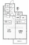THE PALMS MUSE 新江古田 404 間取り図