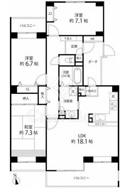 T's garden西寺尾 3階 間取り図