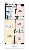 木場サンハイツ 5階 間取り図