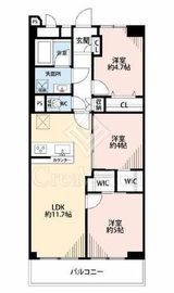 木場サンハイツ 5階 間取り図