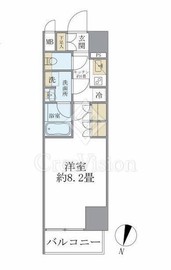 ＣＯＣＯ－ＣＨＩＬＬ　ＫＡＭＥＡＲＩ 203 間取り図