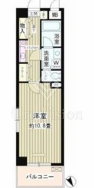 ルミエール祐天寺 606 間取り図