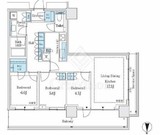 パークシティ中野　ザ　タワー　エアーズ 4階 間取り図