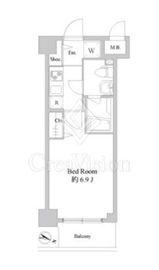 ドゥーエ新川崎 302 間取り図