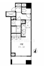 アトラス白山 8階 間取り図