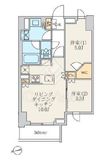 クレストコート北千住レジデンス 704 間取り図