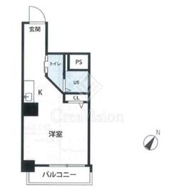 築地武蔵野マンション 11階 間取り図